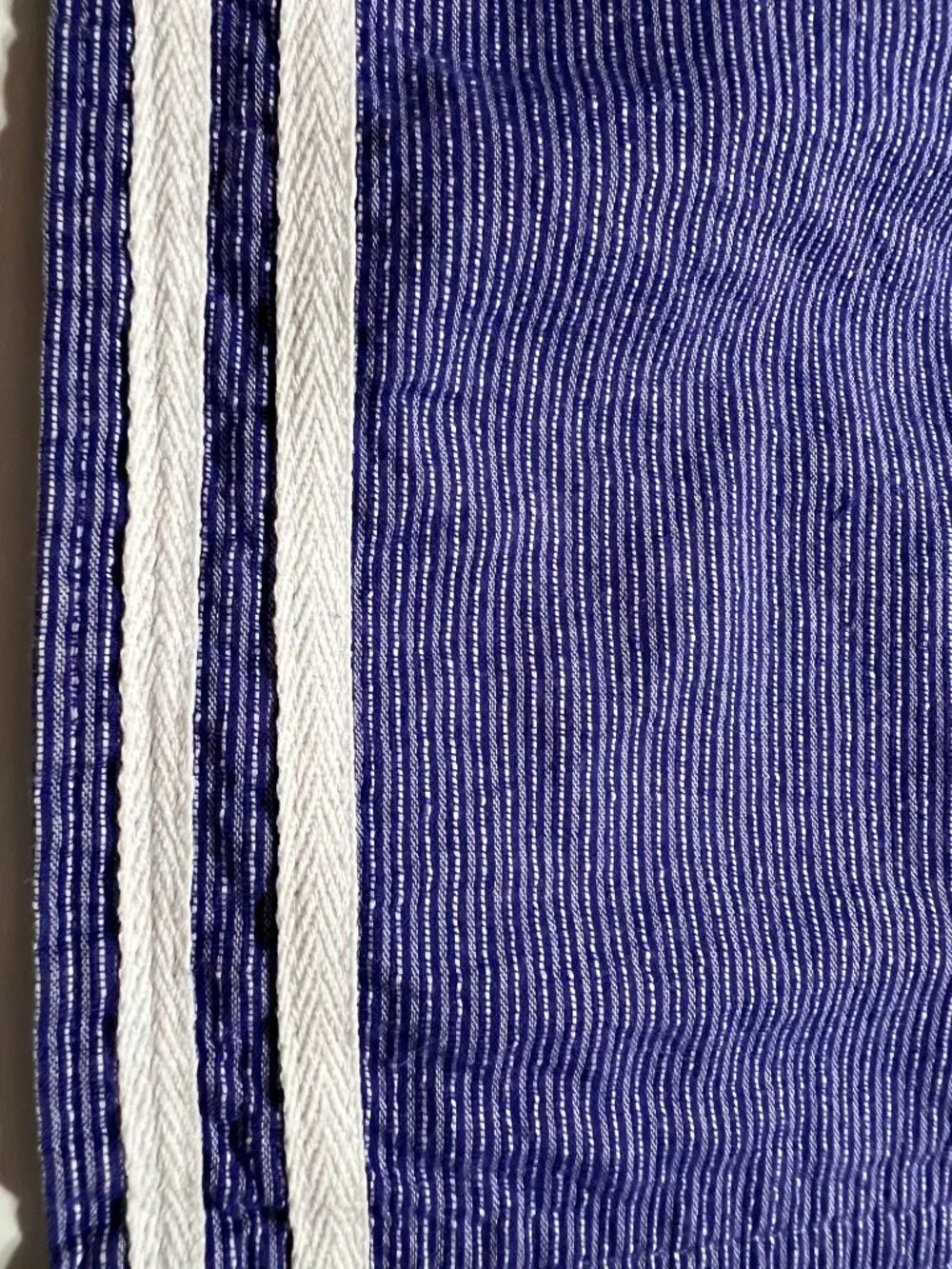 Avon Home Blue White Striped Cotton Placemats Set of 4 Nautical Coastal